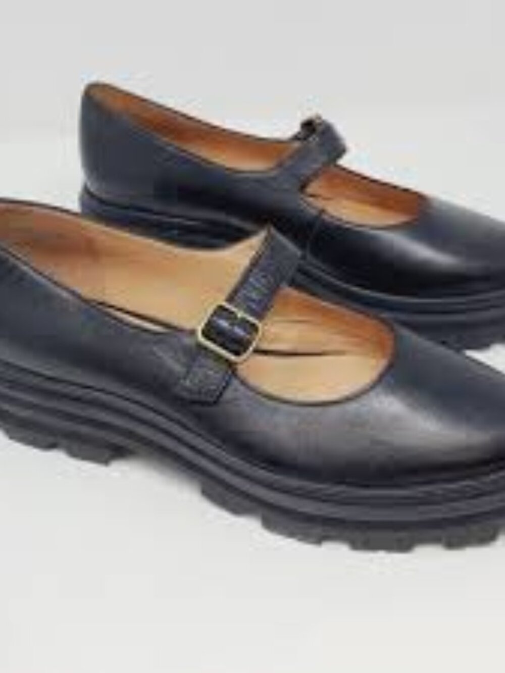 Madewell The Freya Platform Lugsole Mary Jane in True Black - Picture 15 of 16